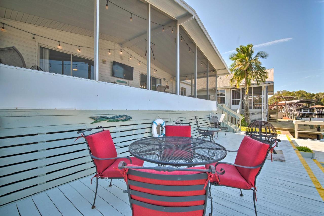 Retreat On The River With Boat Dock, Porch, And Grill! Homosassa Exteriör bild